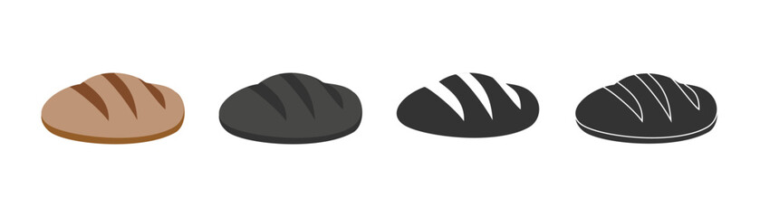 Bread Icon. Communion Vector.