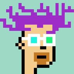 Pixelated Male Character with generative AI