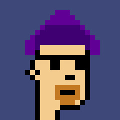 Pixelated Male Character with generative AI