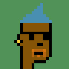 Pixelated people avatar with generative AI