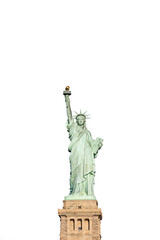 statue of liberty isolated