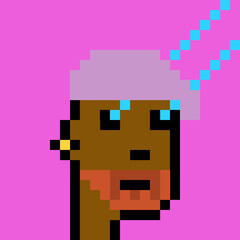 Obraz premium Male character in pixel art style with generative AI