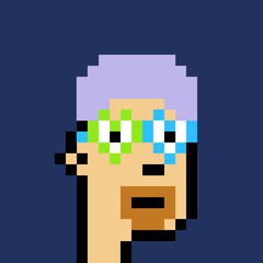 Vintage Pixel Character with generative AI