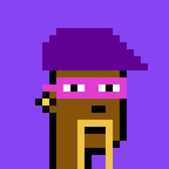 Fototapeta premium Retro Pixelated Man with generative AI