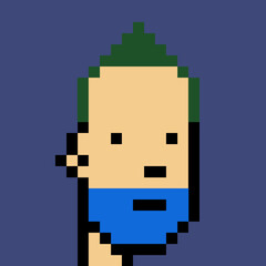 Pixel Art man with generative AI