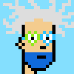 People Avatar in Pixel Art with generative AI