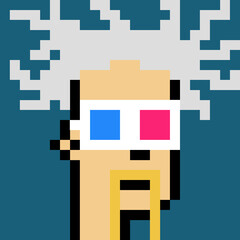 People Avatar in Pixel Art with generative AI