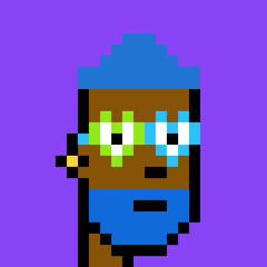 Pixel Art Style Male Avatar with generative AI