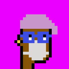 Pixel Art Style Male Avatar with generative AI