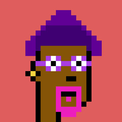 Male Avatar in Pixel Art with generative AI