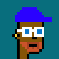 Fototapeta premium Illustration of avatar man with generative AI