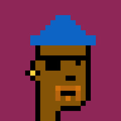 Illustration of avatar man with generative AI