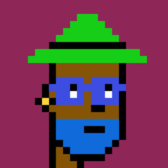 Illustration of avatar man with generative AI