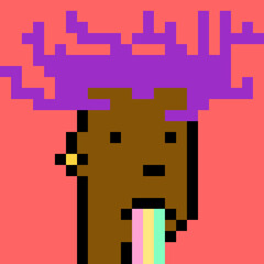 Illustration of avatar man with generative AI