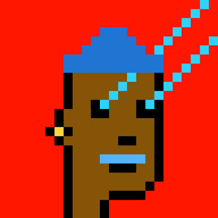 Illustration of avatar man with generative AI