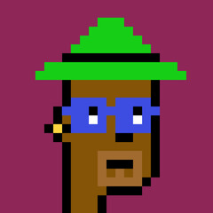 Fototapeta premium Male character in pixel art style with generative AI