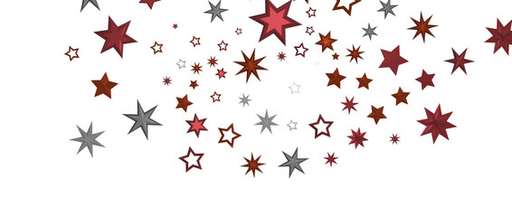 Holiday golden decoration, glitter frame isolated -