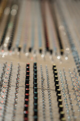 audio mixing desk