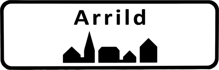 City sign of Arrild