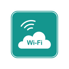 Vector icon free Wi-Fi zone
