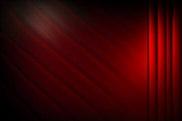 red curtain background