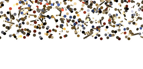 Gold Confetti Glitter Overlay