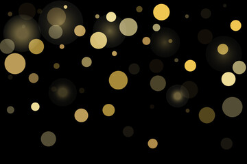 Gold glitter confetti, great design for any purpose. Party decor.