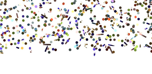 confetti png. Gold confetti falls from the sky.