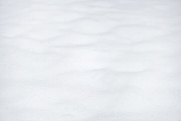 macro texture of fresh white snow