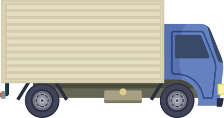 Cargo truck cartoon icon. Shipping service transport © ONYXprj
