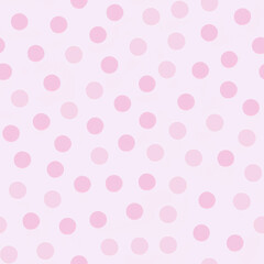 Polka dot seamless pattern. Minimal fashion design print. Polka dots creative trendy modern pastel pink background, tile. For home decor, fabric textile pattern, postcard, wrapping paper, wallpaper