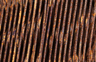 storage place for steel mesh for the construction industrie,background for design,