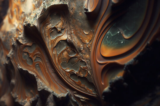 Phaneritic Texture. Generative AI