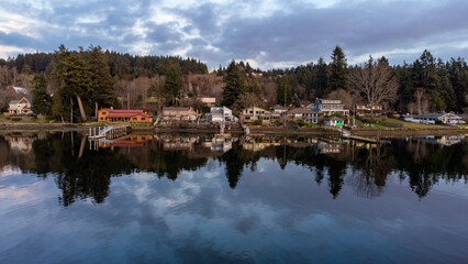 Waterfront in Gig Harbor, Washington 