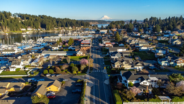 Mount Rainier in Gig Harbor, Washington 