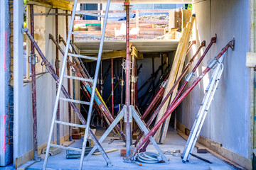 construction site at a house