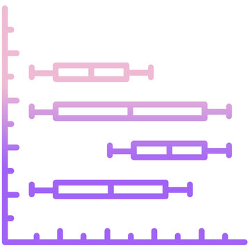 whisker plot icon
