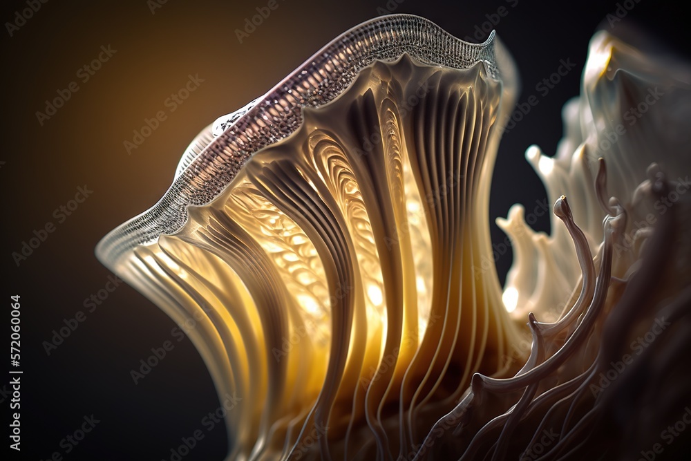 Poster a close up of a vase with a design on it. generative ai