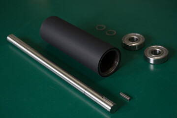 Manufacture of rubber rollers
