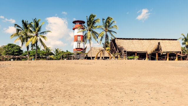 View at Venao beach in Azuero peninsula, Panama.