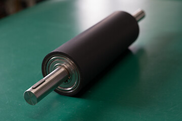 Manufacture of rubber rollers
