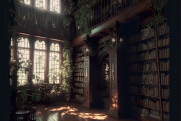 Greenhouse library created with Generative AI 