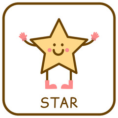 Flashcards for learning shapes for kids. Funny game for early education. Cute characters for geometry studing. Maze activity. Children mathematics game.
