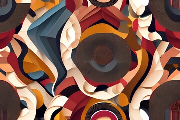 background with lines-Generate AI