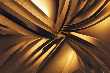 abstract background with gold-Generate AI