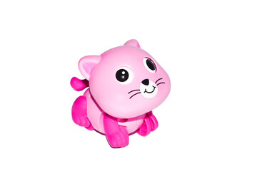 Plastic toy for children in the shape of a cat