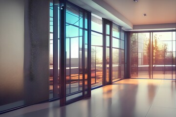 room with a window-Generate AI
