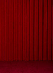 red velvet curtains for background