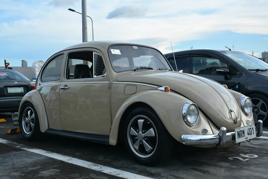 Volkswagen beetle at gem spots car meet in San Juan, Philippines