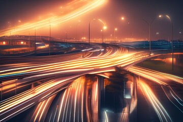 traffic in the city - Generate AI